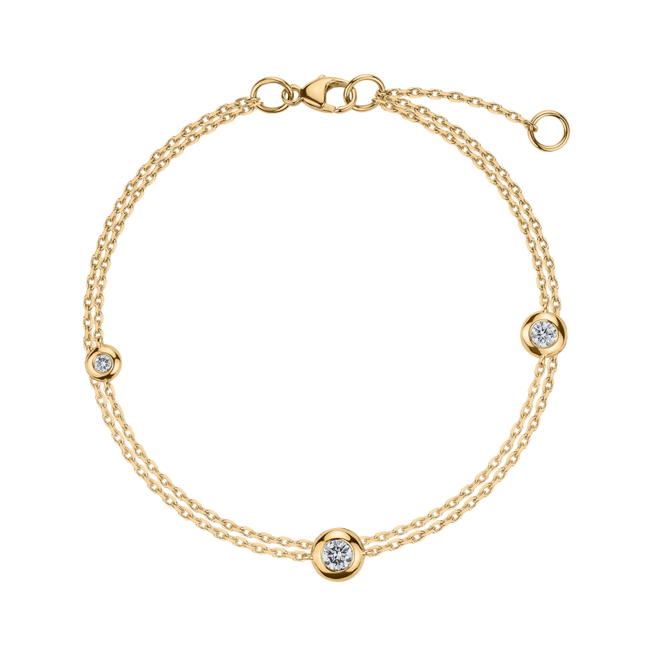 Náramok s diamantmi Love Points