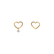 Náušnice s diamantom Heart Tear2