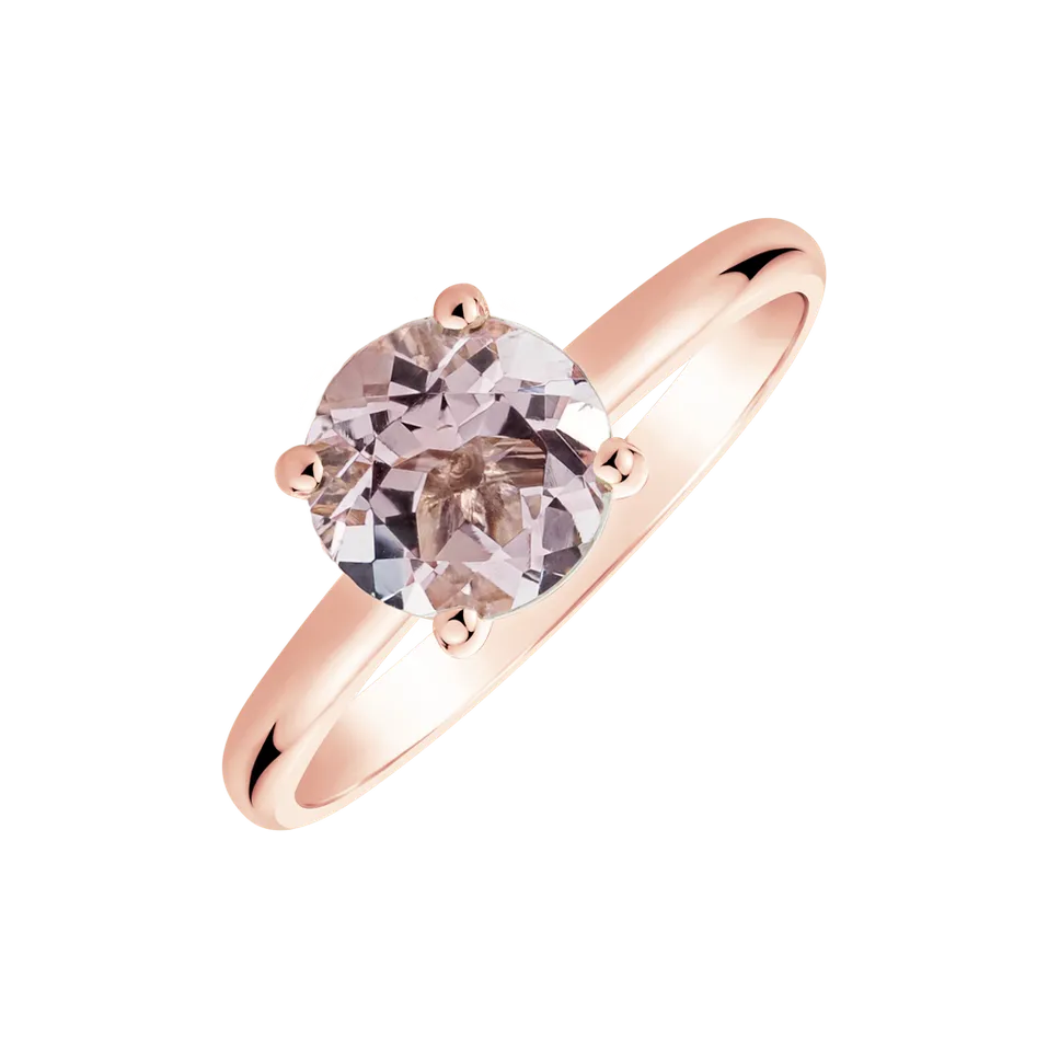 Prsteň a morganitom Sweet Love