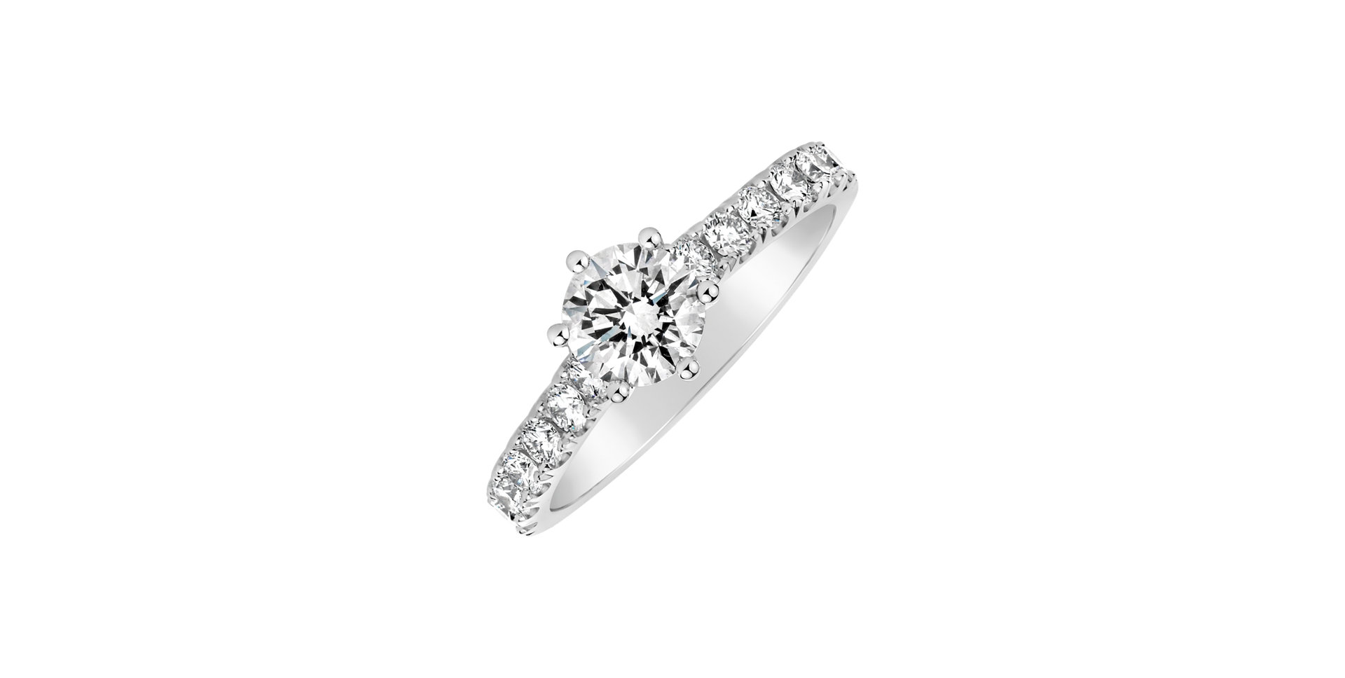 Prsteň s diamantmi Sparkling Love
