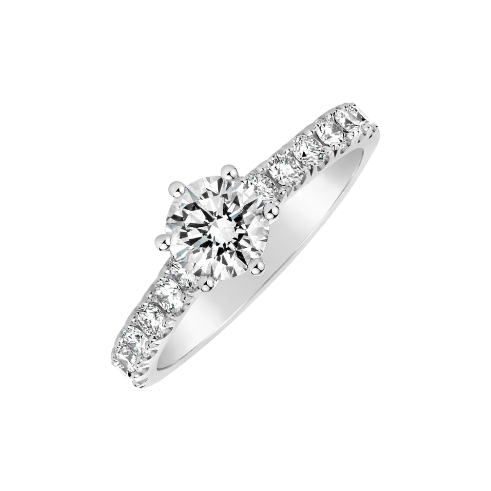 Prsteň s diamantmi Sparkling Love
