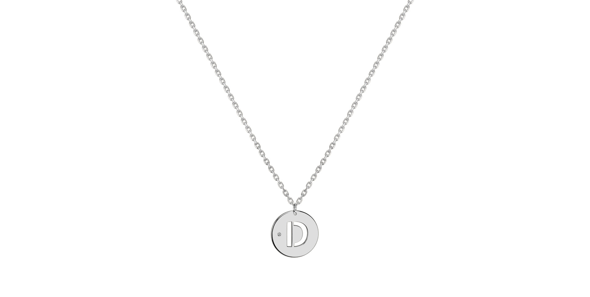 Náhrdelník s diamantom Cut Coins D