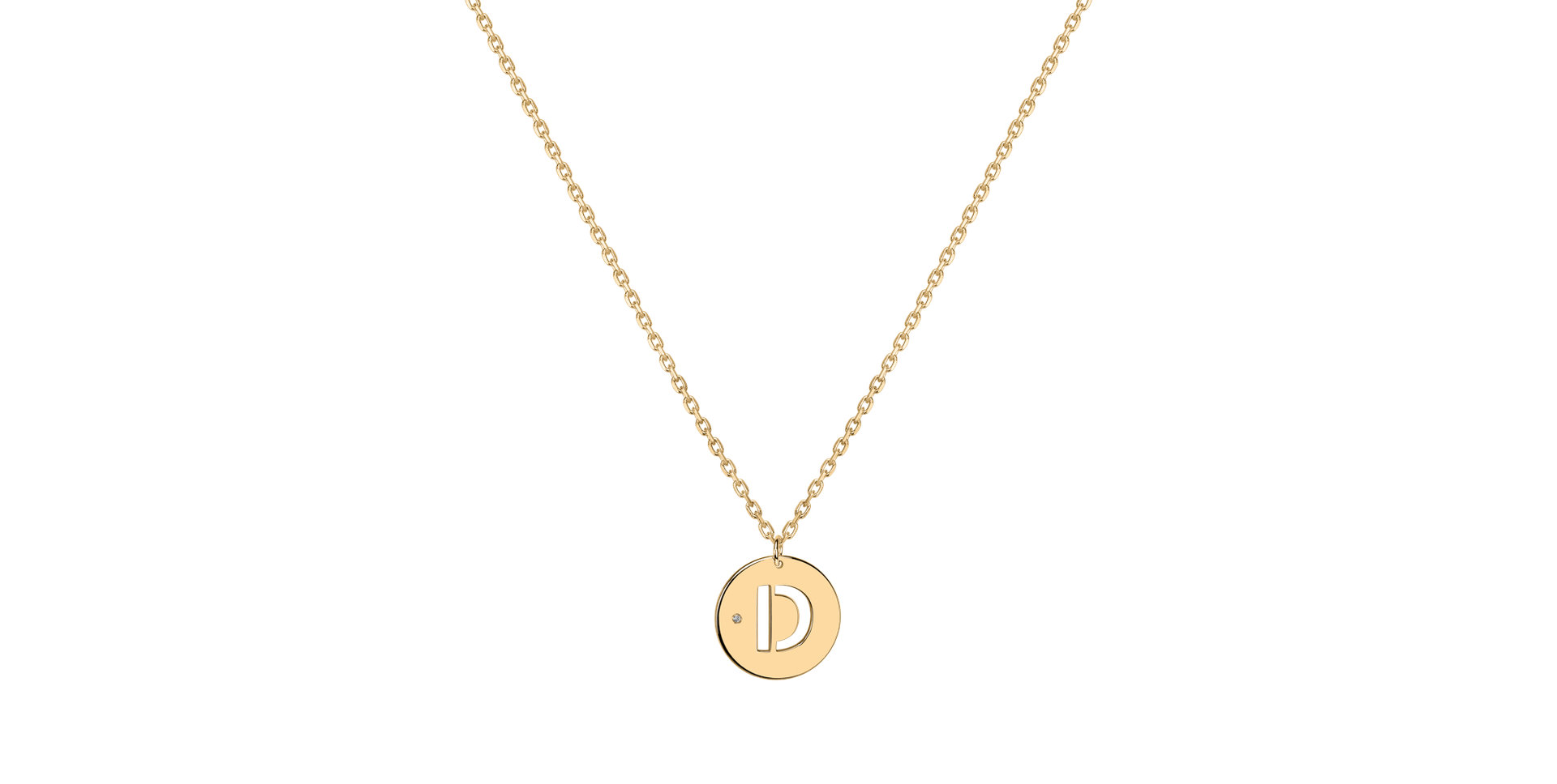 Náhrdelník s diamantom Cut Coins D