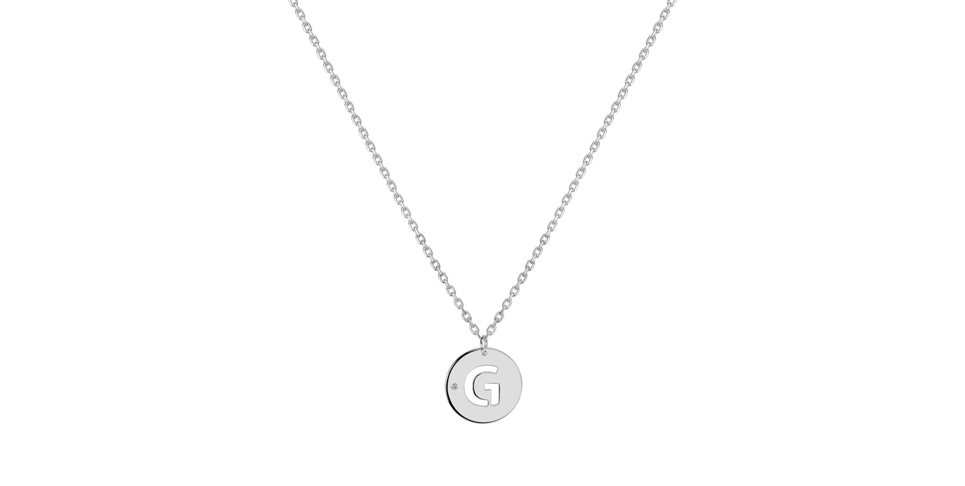 Náhrdelník s diamantom Cut Coins G