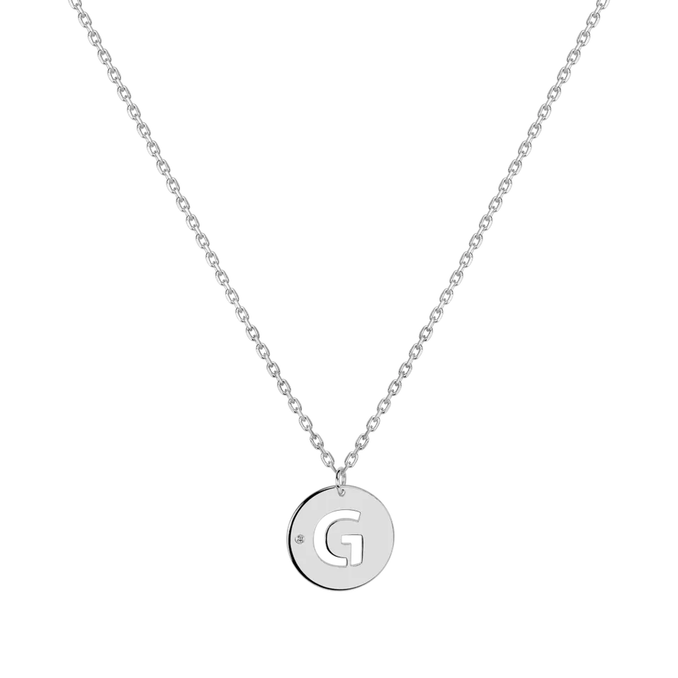 Náhrdelník s diamantom Cut Coins G
