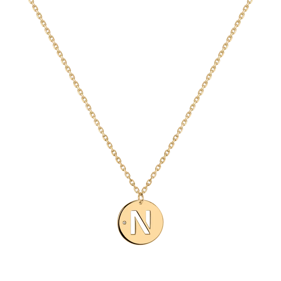 Náhrdelník s diamantom Cut Coins N