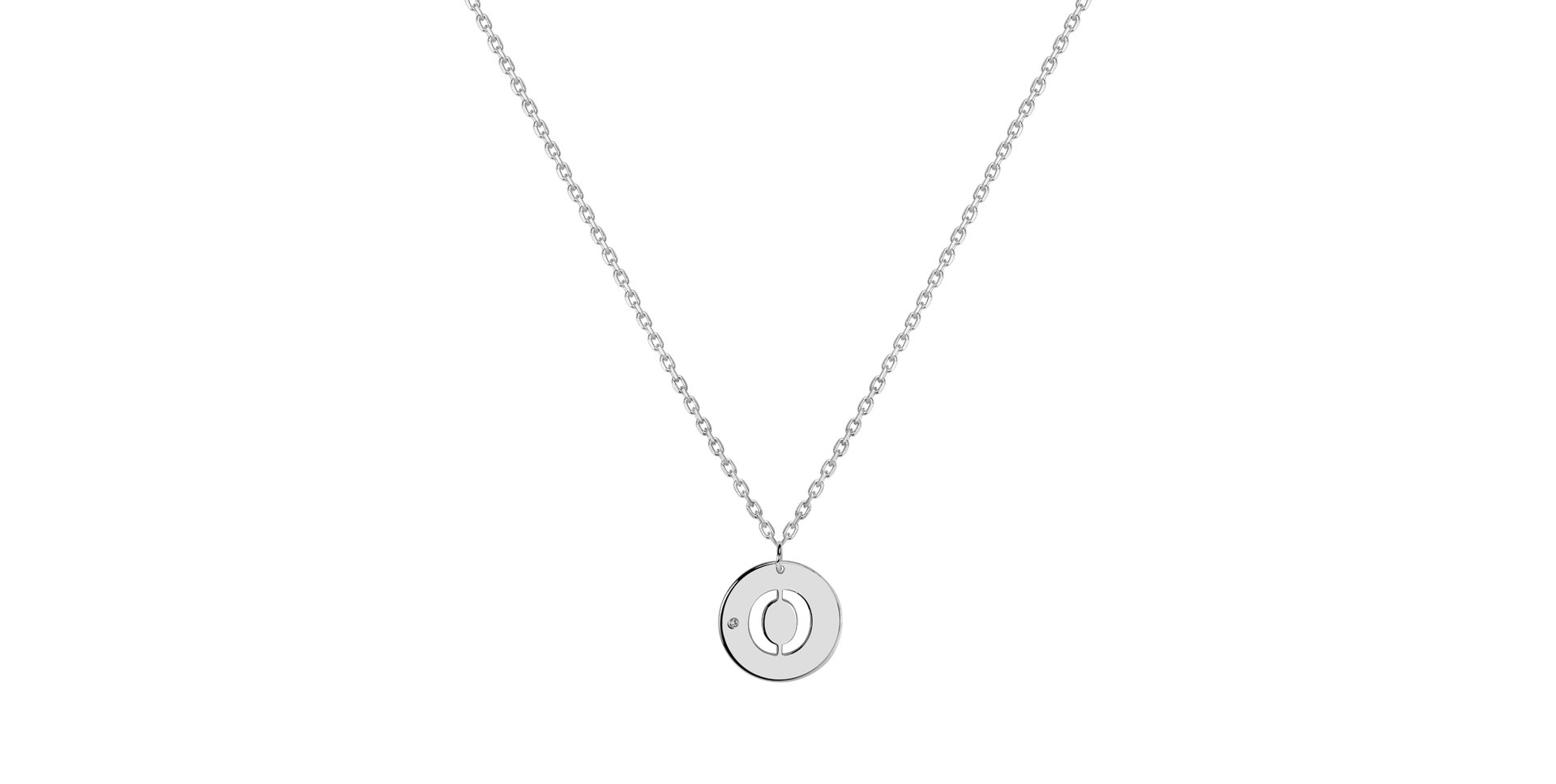 Náhrdelník s diamantom Cut Coins O