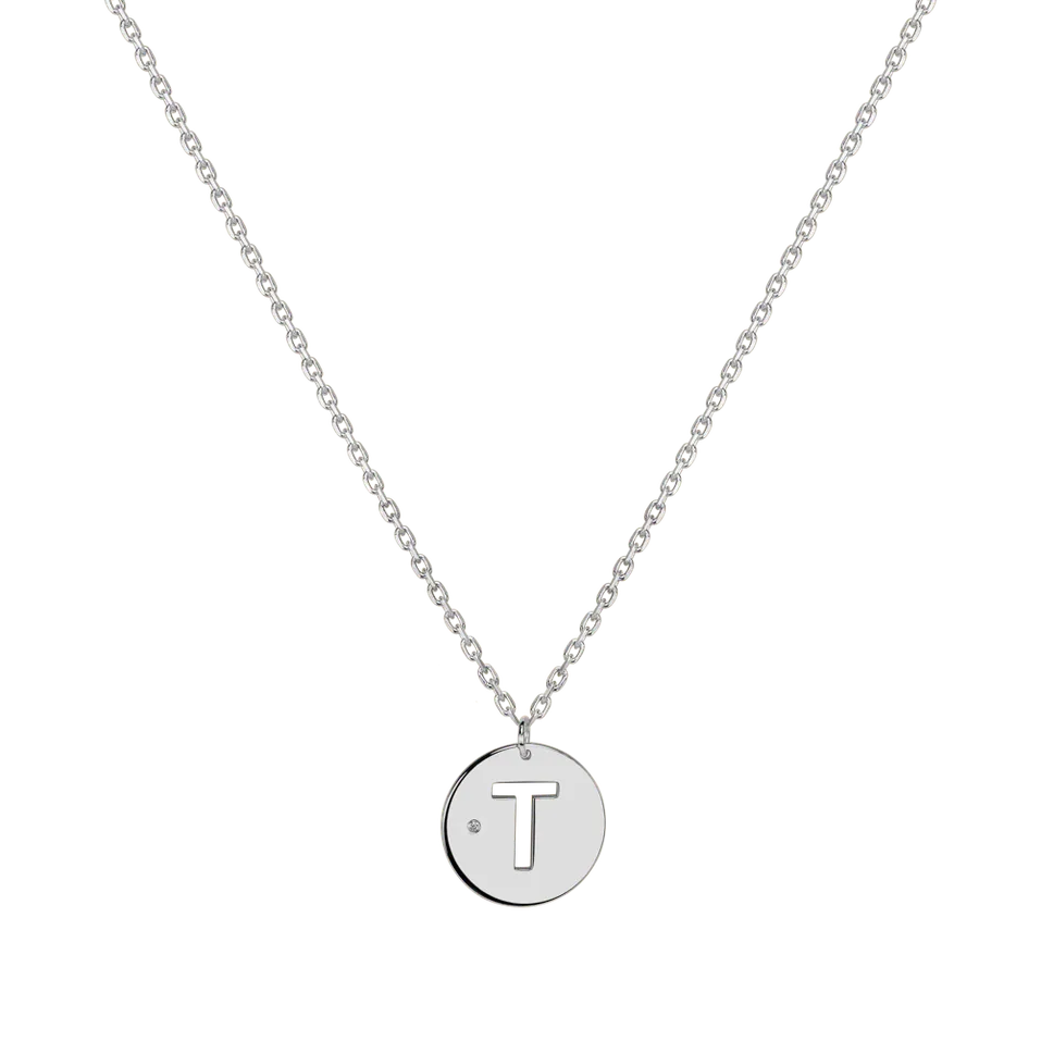 Náhrdelník s diamantom Cut Coins T