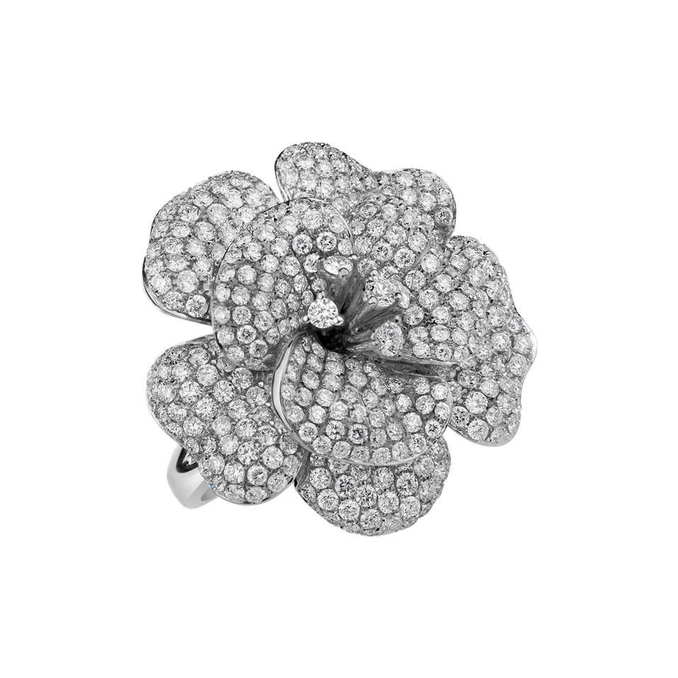 Prsteň s diamantmi Brilliant Bloom