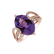 Prsteň s ametystom a diamantmi Violet Beauty2
