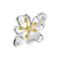 Prsteň so žltými diamantmi Iron Flower2