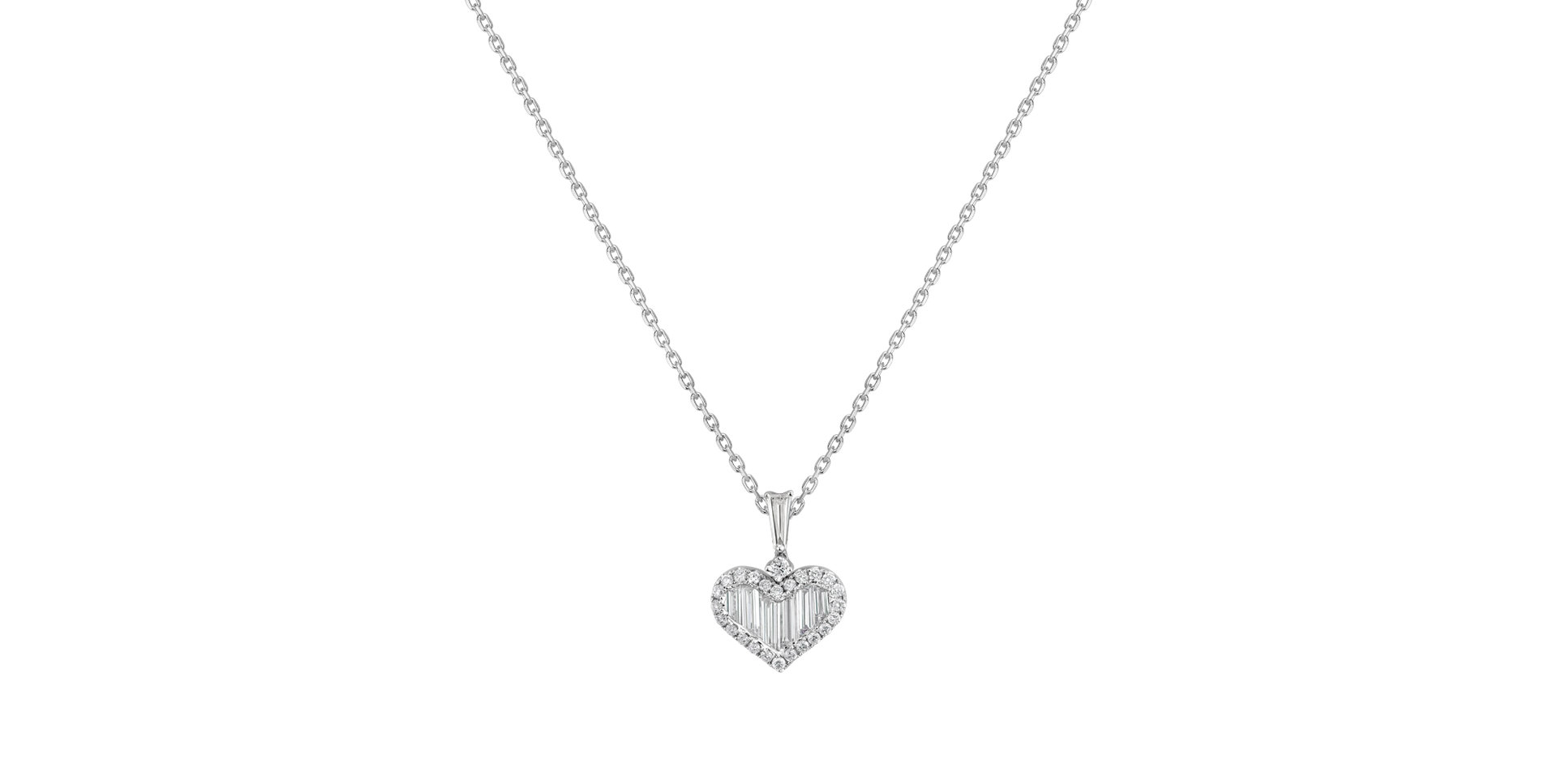 Přívěsok s diamantmi Love memory
