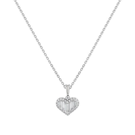Přívěsok s diamantmi Love memory
