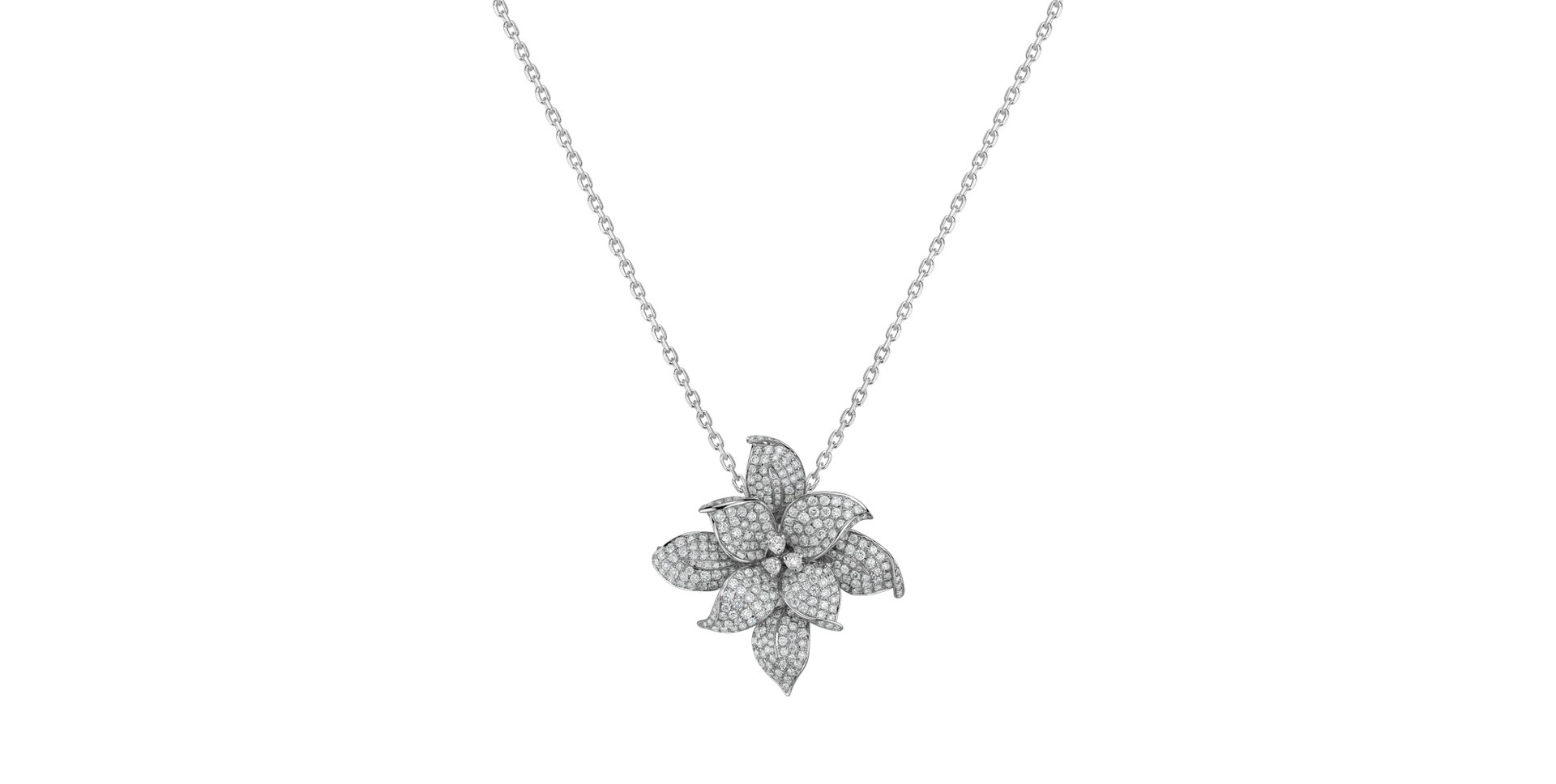 Přívěsok s diamantmi Akito Rose