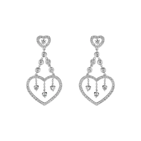 Náušnice s diamantmi Grand Lovers