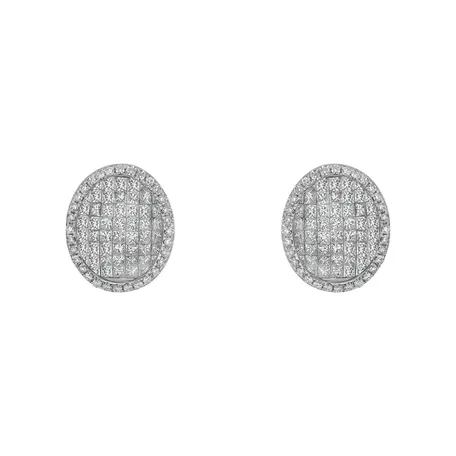 Náušnice s diamantmi Kannon