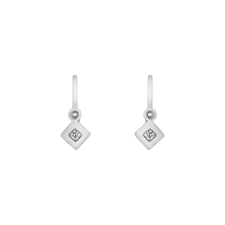 Detské náušnice s diamantom Diamond Baby
