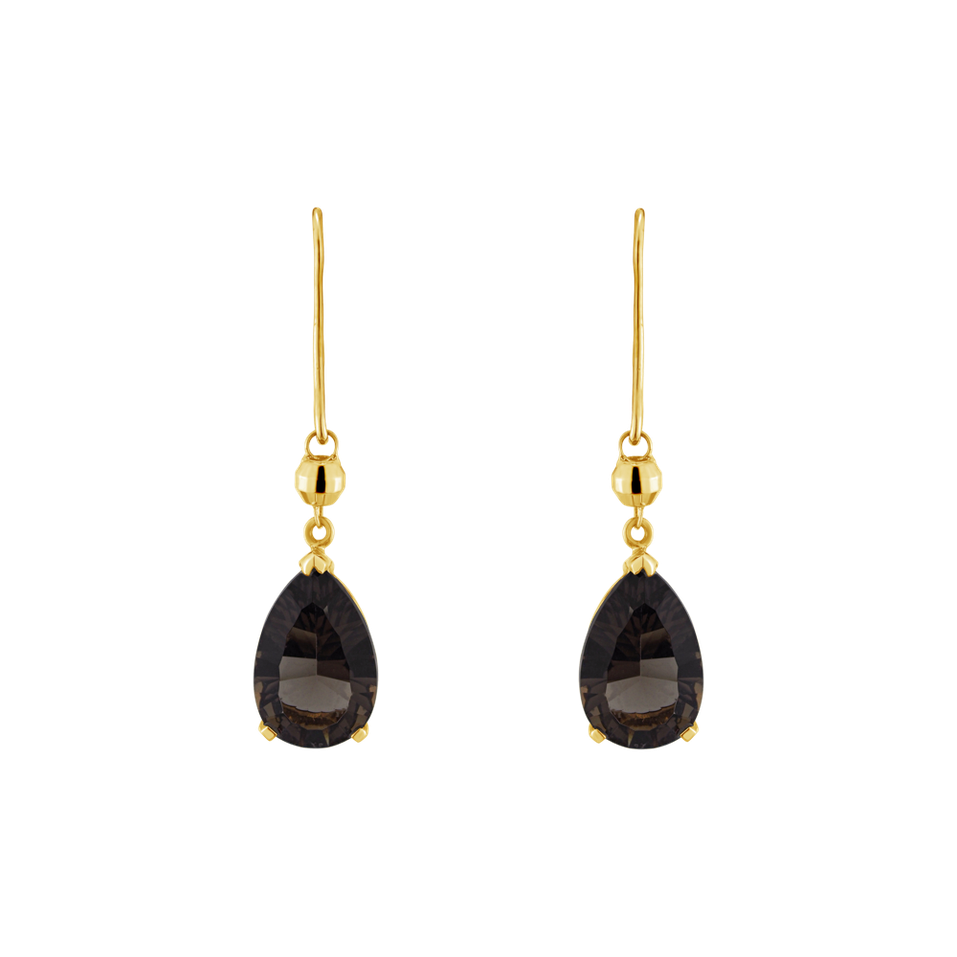 Náušnice s quartzom Glorious Purpose