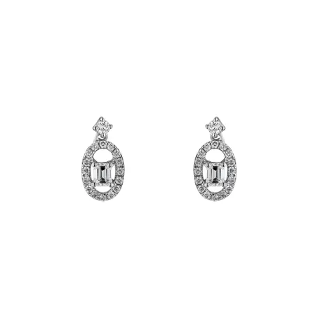 Náušnice s diamantmi Miracle Glance