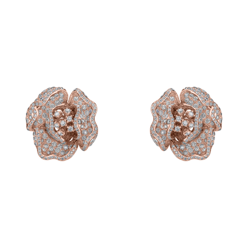 Náušnice s diamantmi Vitality