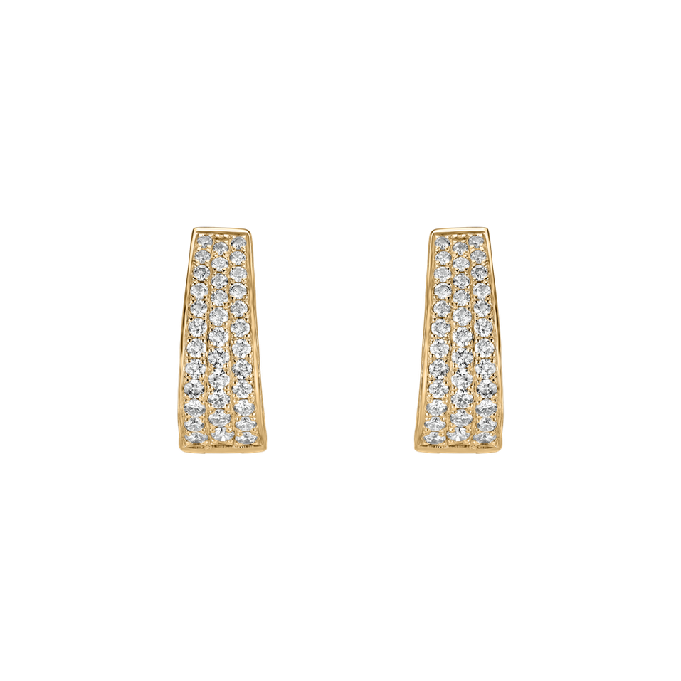 Náušnice s diamantmi Harmonia