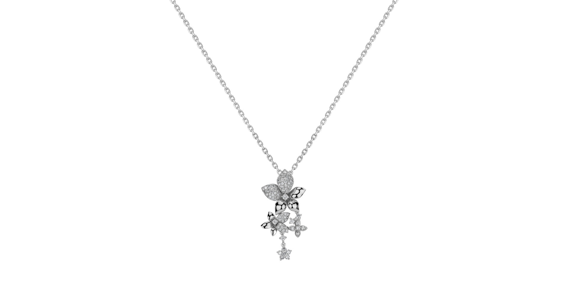 Přívěsok s diamantmi Celestial Garden