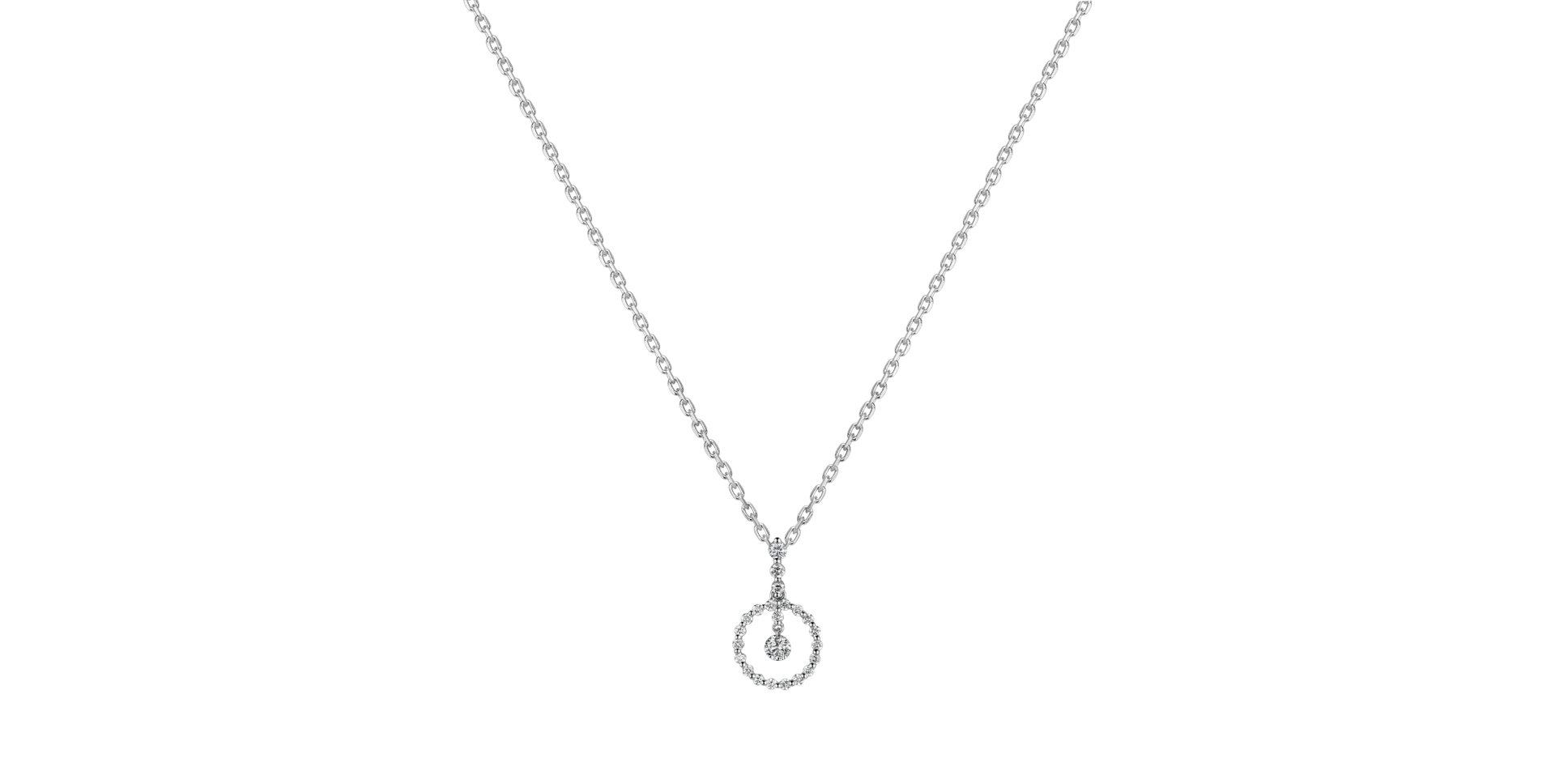 Přívěsok s diamantmi Circle of Death