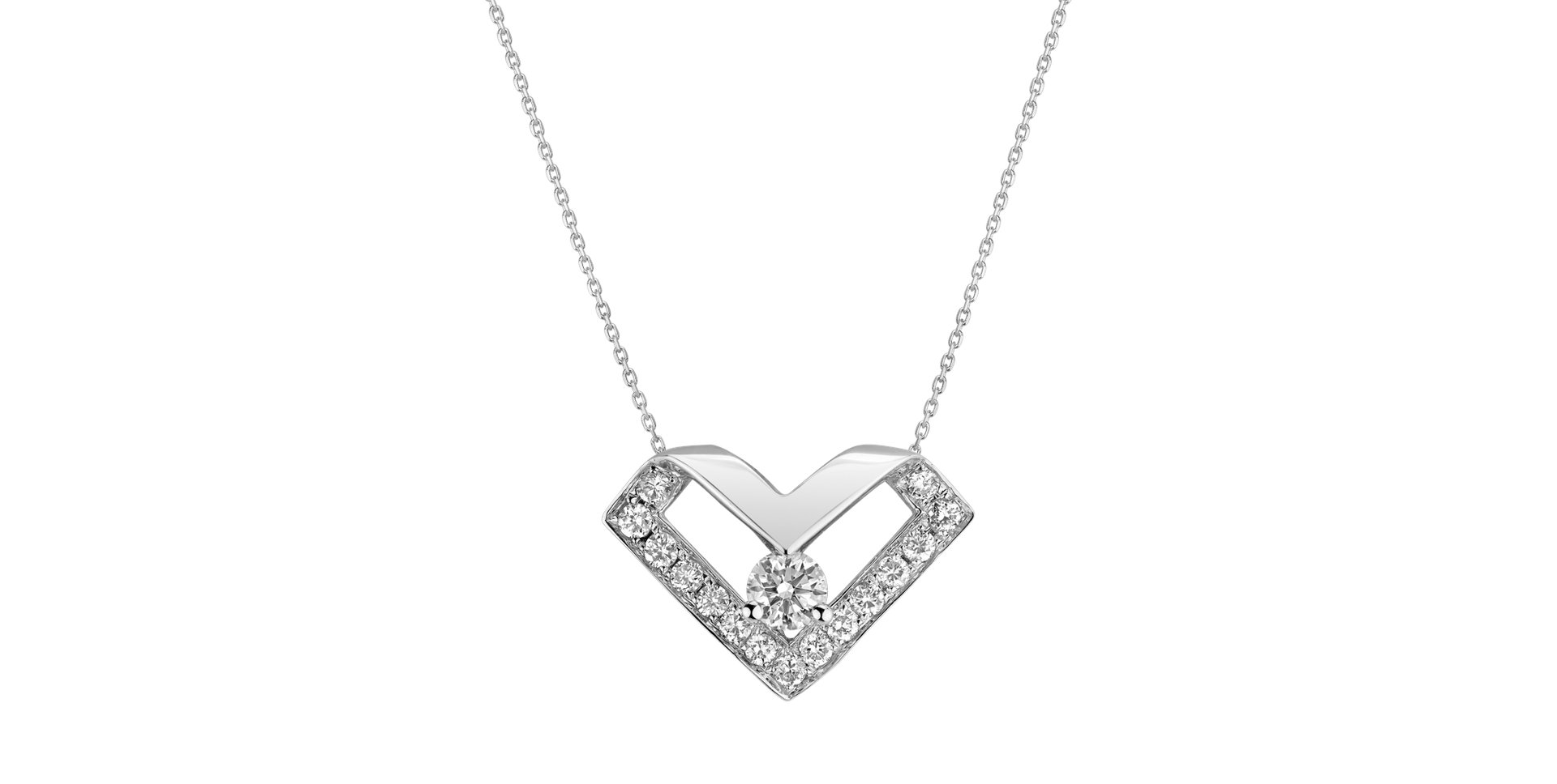 Přívěsok s diamantmi Angel Wings