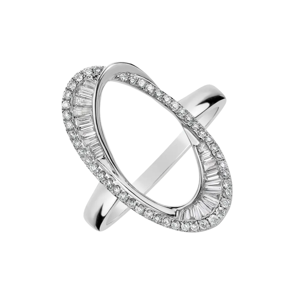Prsteň s diamantmi Charming Galaxy