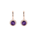 Náušnice s ametystom diamantmi Iridescent2