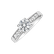 Prsteň s diamantmi Elegant Sweep2
