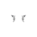 Náušnice s diamantom Void2