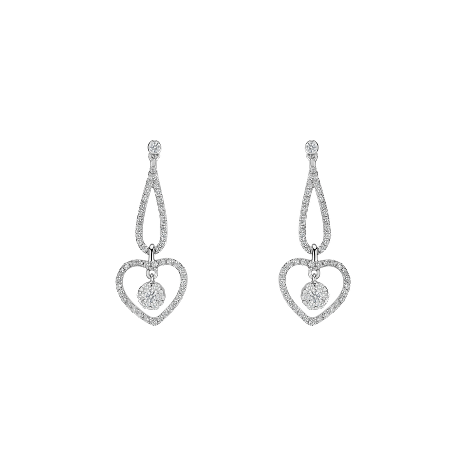Náušnice s diamantmi Jocelyne