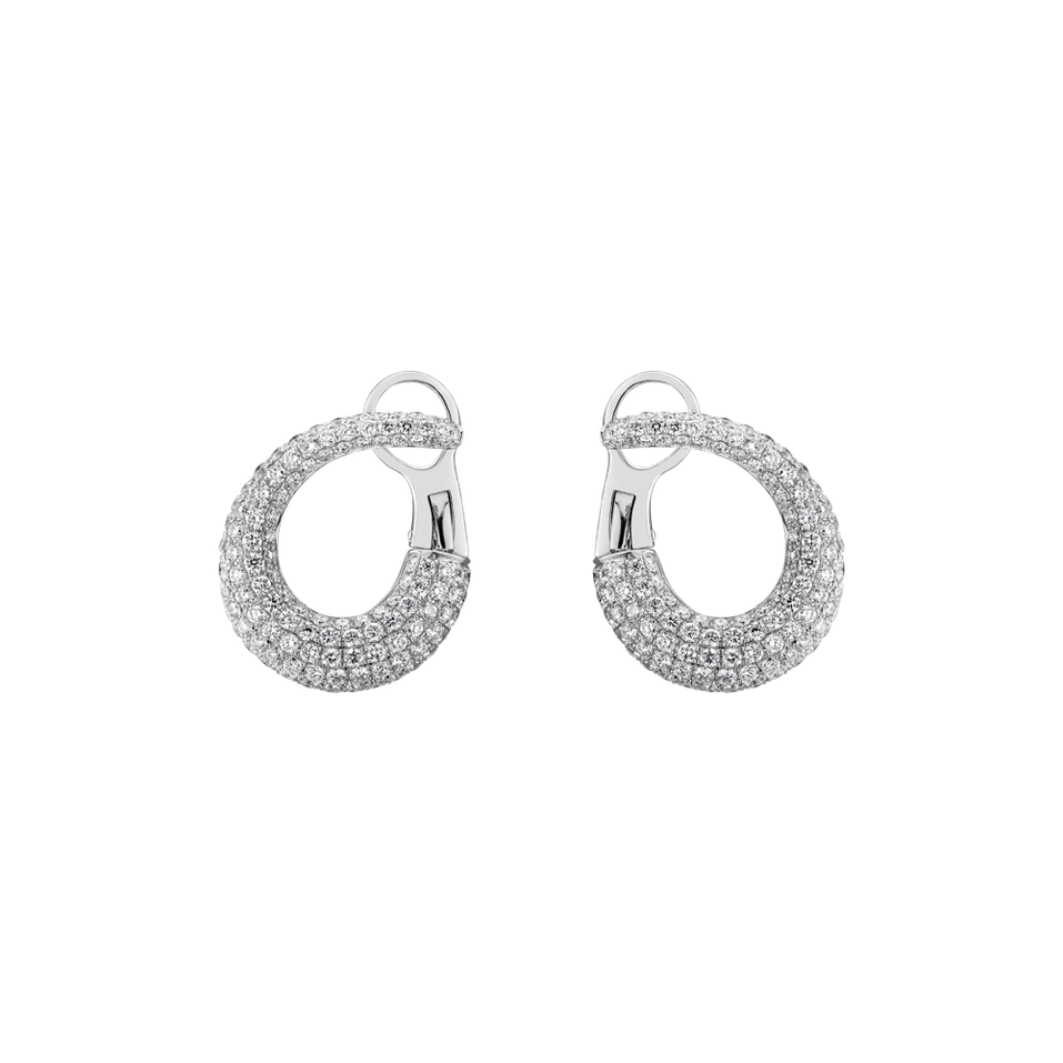 Náušnice s diamantmi Melodic Dream