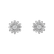Náušnice s diamantmi Flower Carrie2