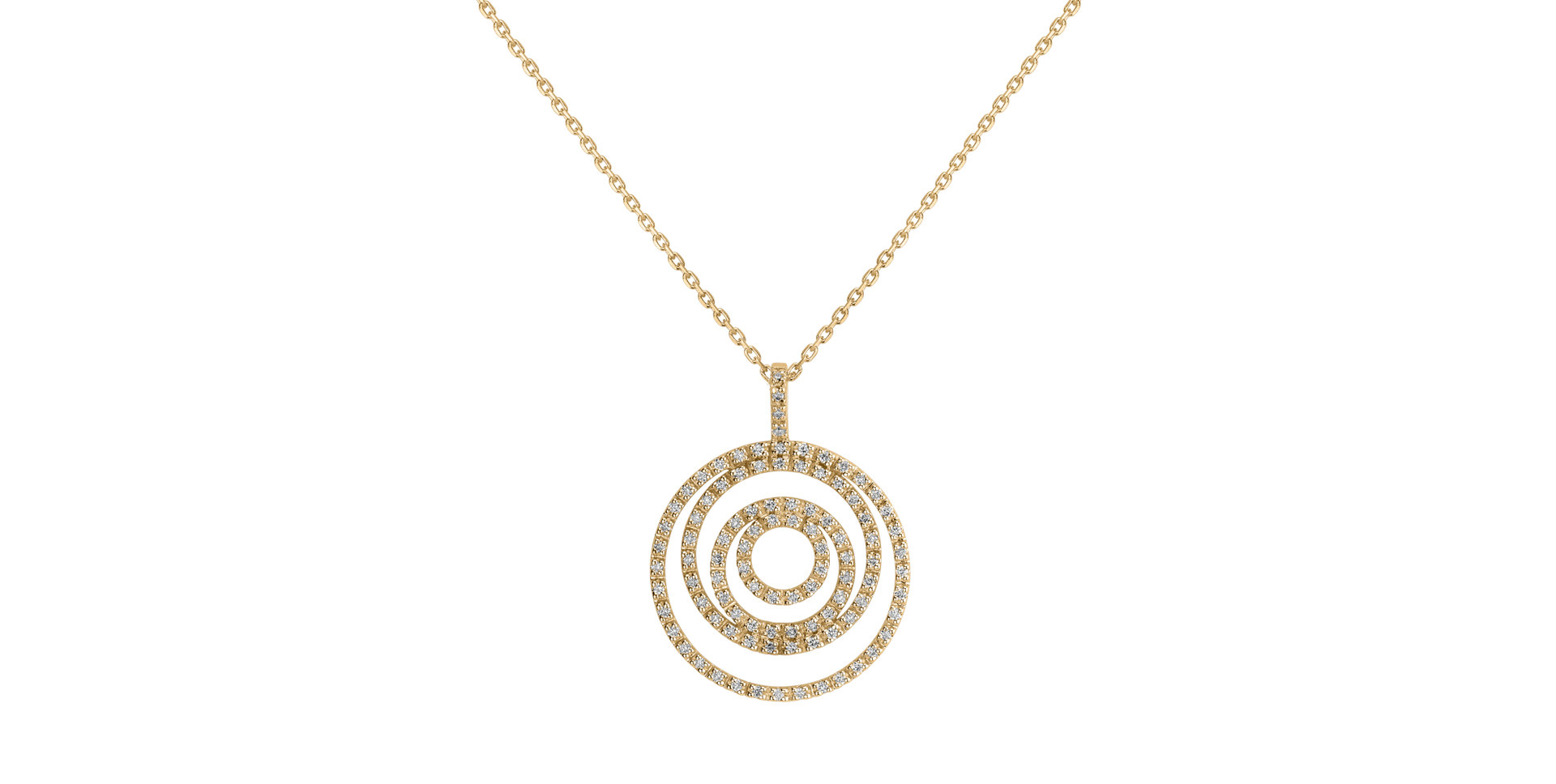 Přívěsok s řetízkom a diamantmi Vital Presence