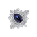 Prsteň s zafírom a diamantmi Dallis2