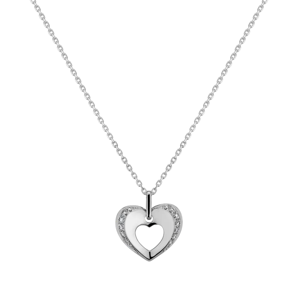 Přívěsok s diamantmi Timeless Romance