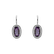 Náušnice s ametystom diamantmi Melissa2
