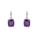 Náušnice s ametystom diamantmi Ariadne2