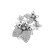 Prsteň s diamantmi Floral Enigma2