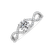 Prsteň s diamantmi Leora2