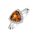 Prsteň s citrínom a diamantmi Luciole2