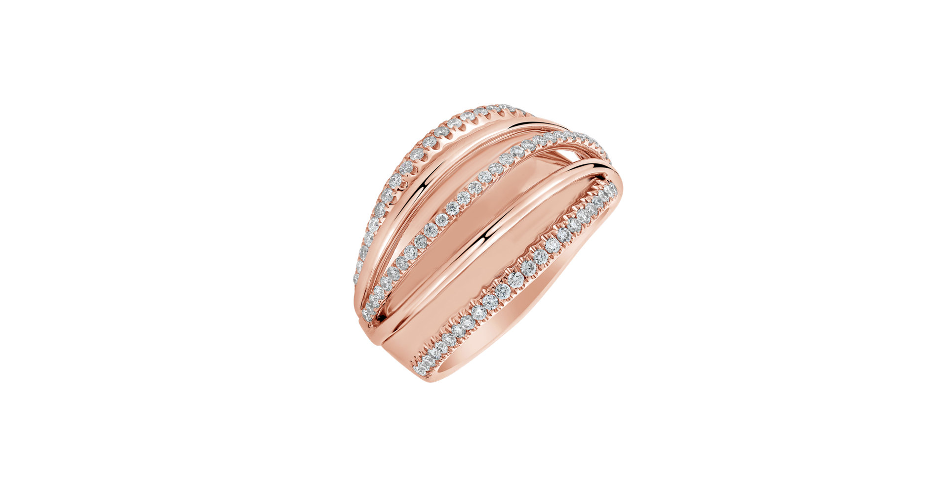 Prsteň s diamantmi Félicie