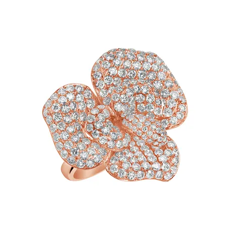 Prsteň s diamantmi Moon Orchid