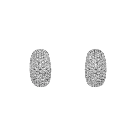 Náušnice s diamantmi Diamond Glam