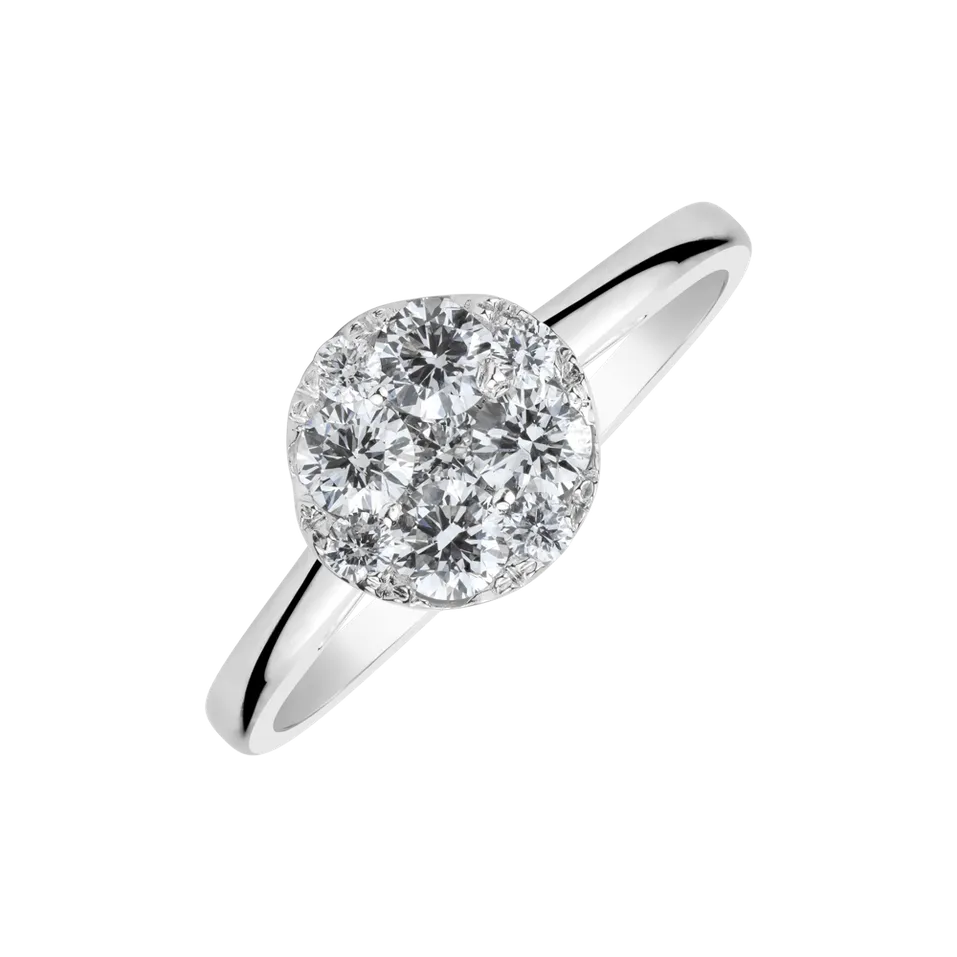 Prsteň s diamantmi Luxury Glow