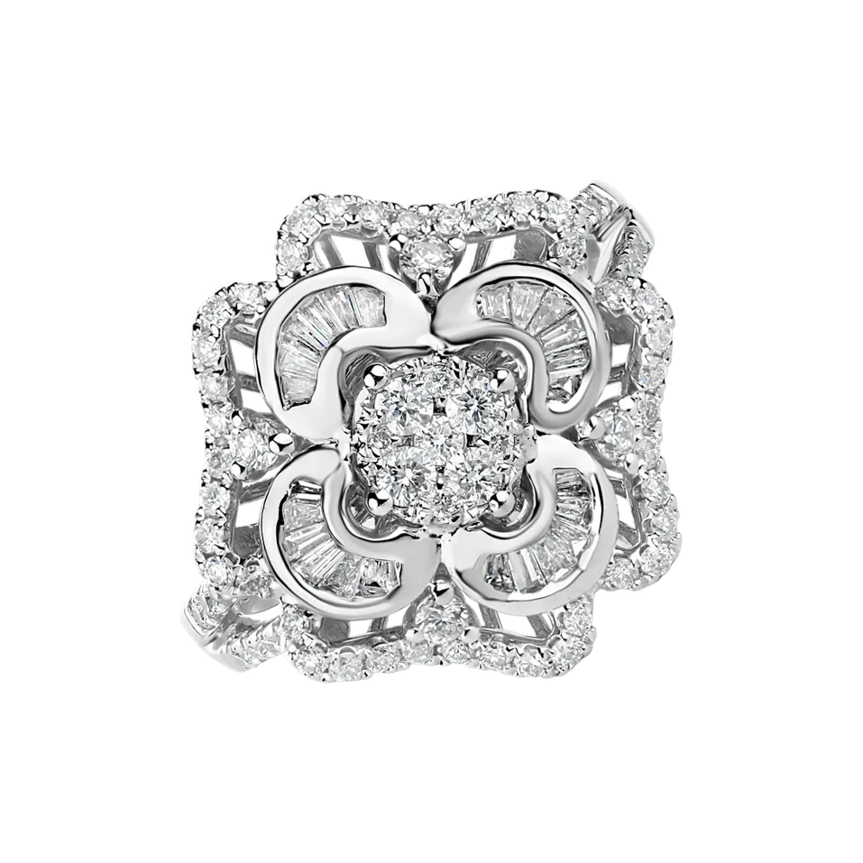 Prsteň s diamantmi Royal Blossom