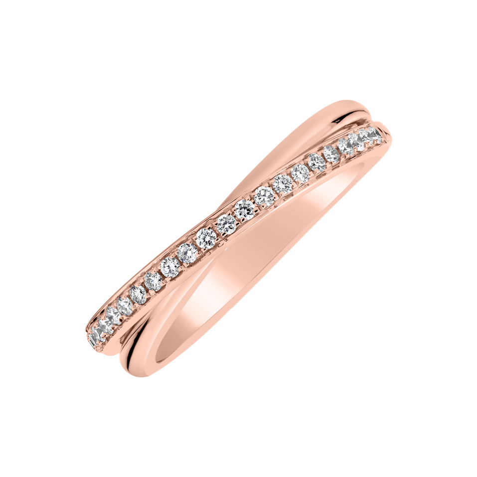 Prsteň s diamantmi Elune