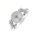 Prsteň s perlou a diamantmi Pearl Passion2